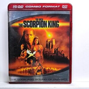The Scorpion King HD DVD DVD Combo The Rock Dwayne Johnson‎ Action Movie